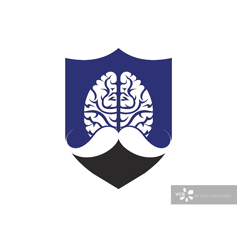 胡子创意Logo设计模板图片素材