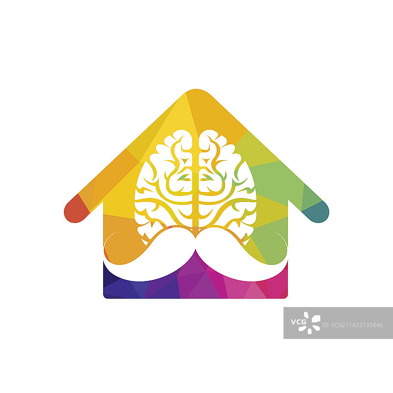 胡子创意Logo设计模板图片素材