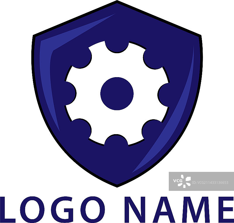 网页安全Logo盾牌与翅膀眼睛锁图片素材