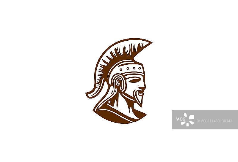 斯巴达罗马士兵Logo图片素材