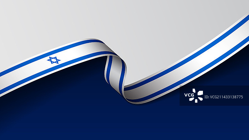 以色列国旗丝带背景图片素材