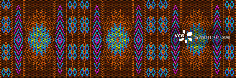 民族风马赛克装饰图案图片素材