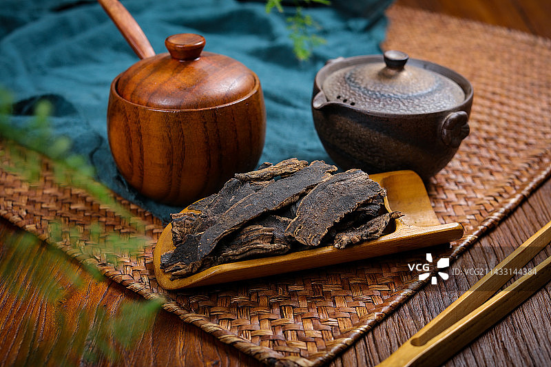 炮制类中医药材玄参图片素材