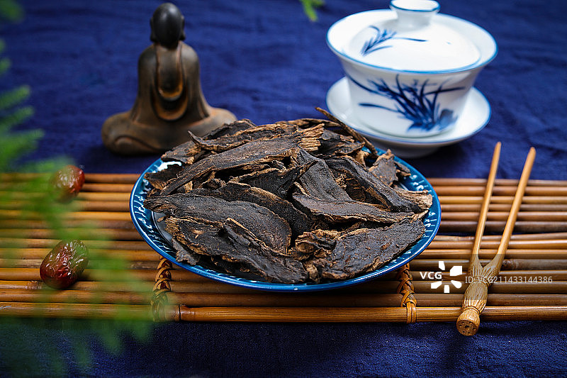 炮制类中医药材玄参图片素材