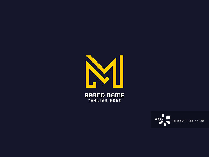 M字母标志图片素材