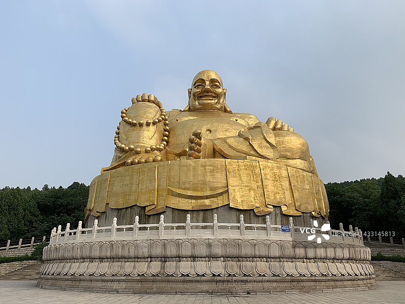 千佛山大肚弥勒佛像图片素材