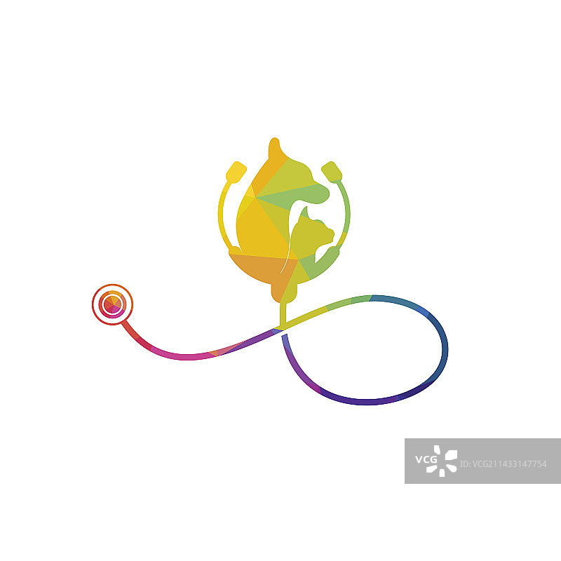 宠物护理标志设计模板图片素材