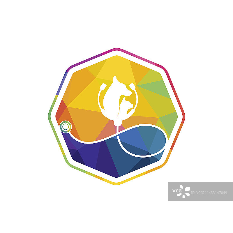 宠物护理标志设计模板图片素材