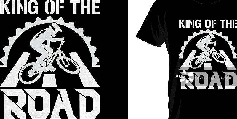 自行车T恤设计图片素材