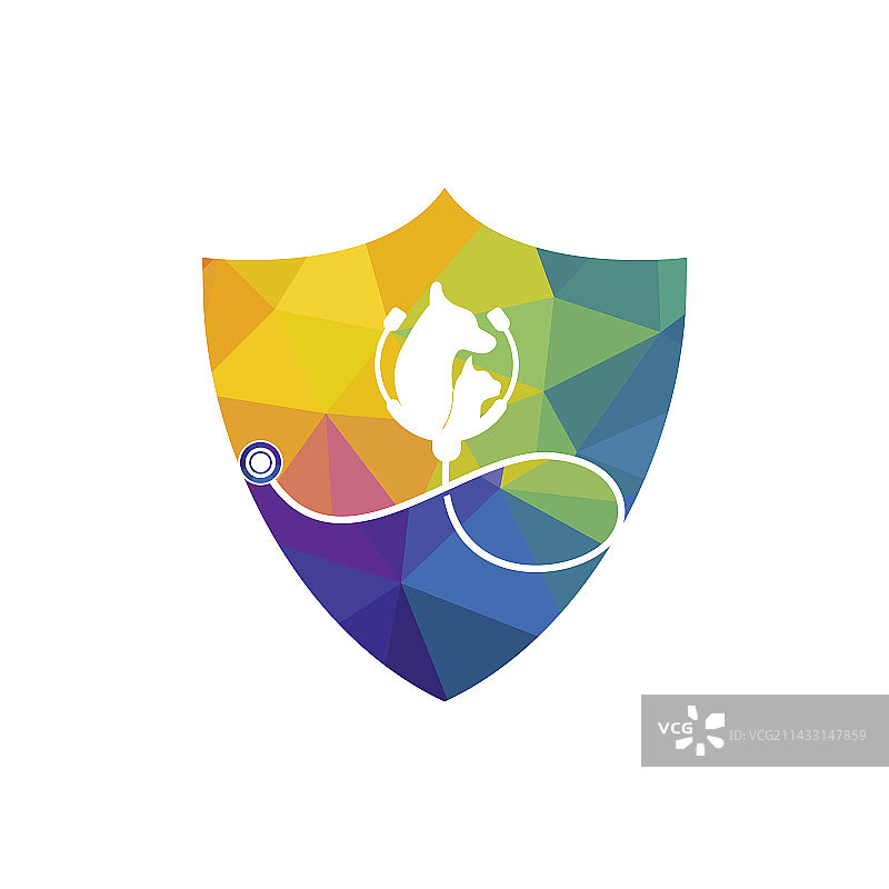 宠物护理标志设计模板图片素材