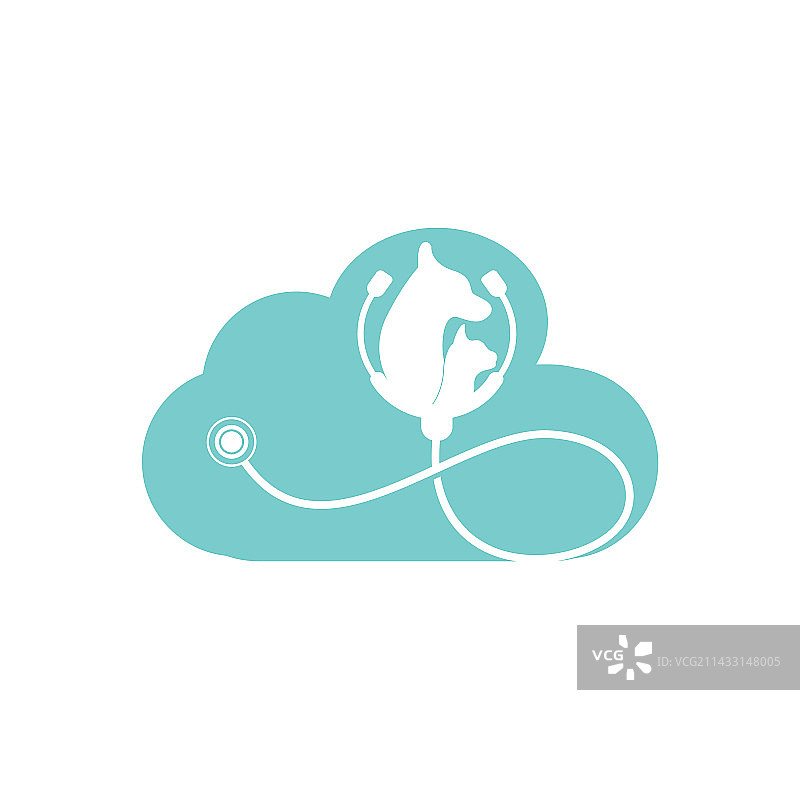 宠物护理标志设计模板图片素材