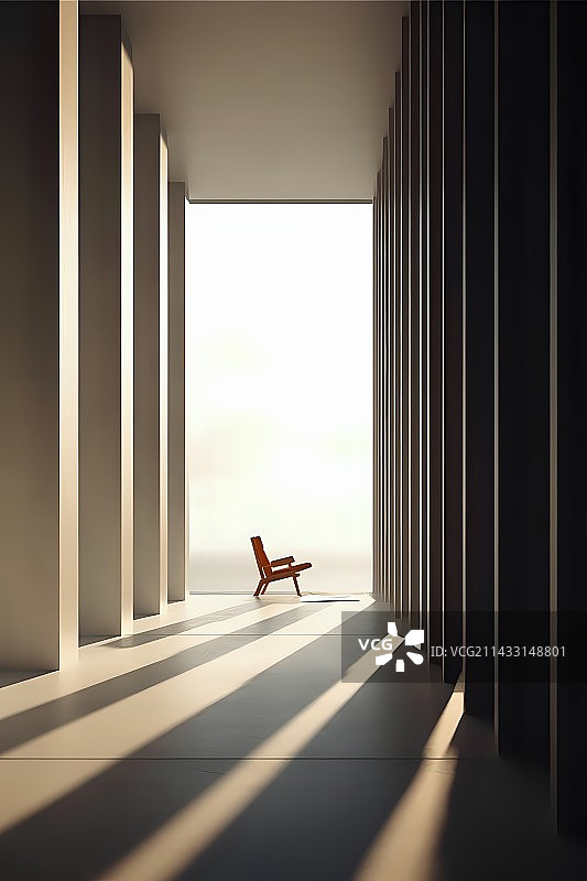 虚位以待·建筑·极简空间图片素材