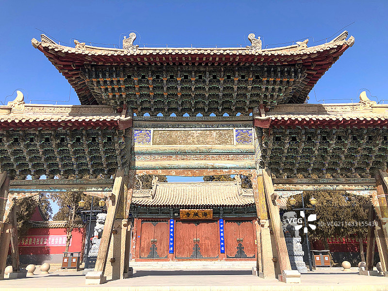 雷台汉墓 武威文庙 海藏寺 大云寺图片素材