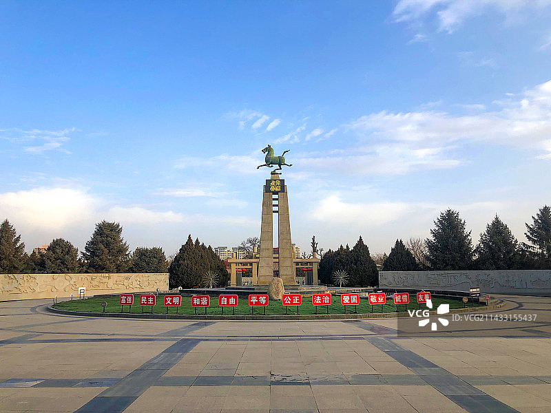 雷台汉墓 武威文庙 海藏寺 大云寺图片素材