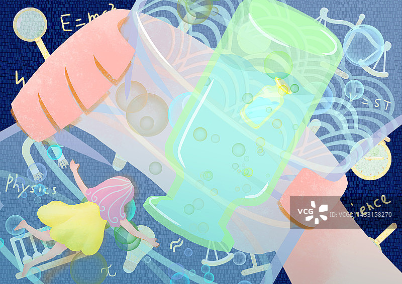 探索物理世界的神奇奥秘——浮沉瓶图片素材