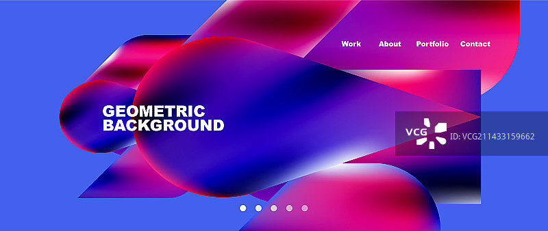 Glassmorphism登陆页背景模板图片素材