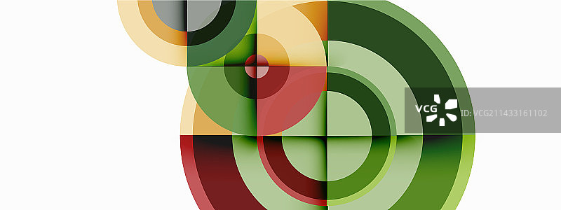 带阴影的圆圈时髦的最小几何图片素材