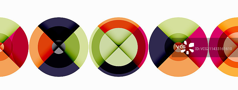 带阴影的圆圈时髦的最小几何图片素材