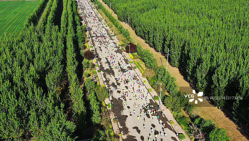 山东·邹平·码头沿黄半程马拉松全国赛图片素材