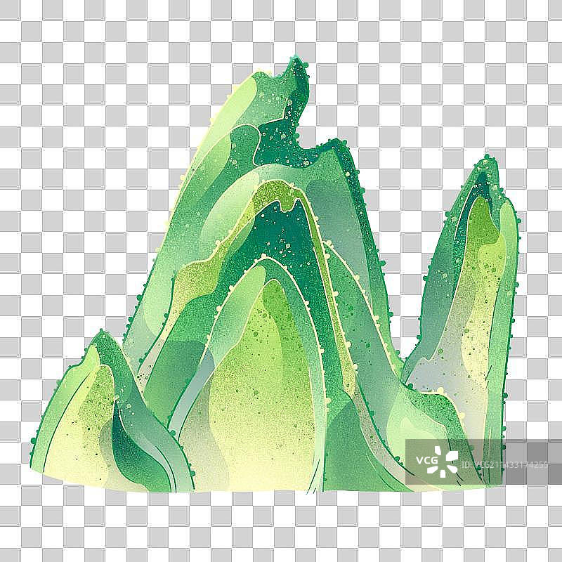 国风元素山图片素材