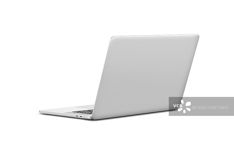 黑屏空白的商务笔记本电脑或办公笔记本电脑图片素材