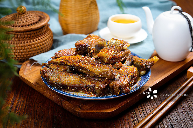 香辣美味烧烤美食烧烤羊排图片素材