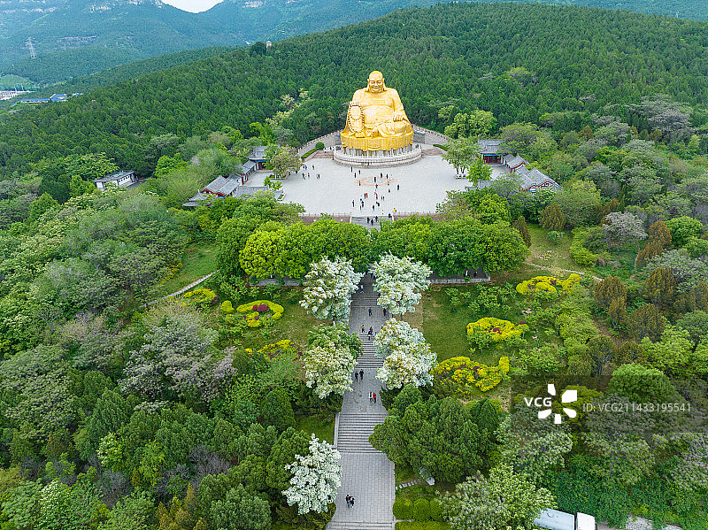 济南千佛山公园图片素材