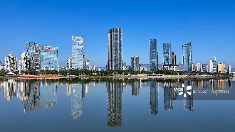 福州闽江北CBD图片素材