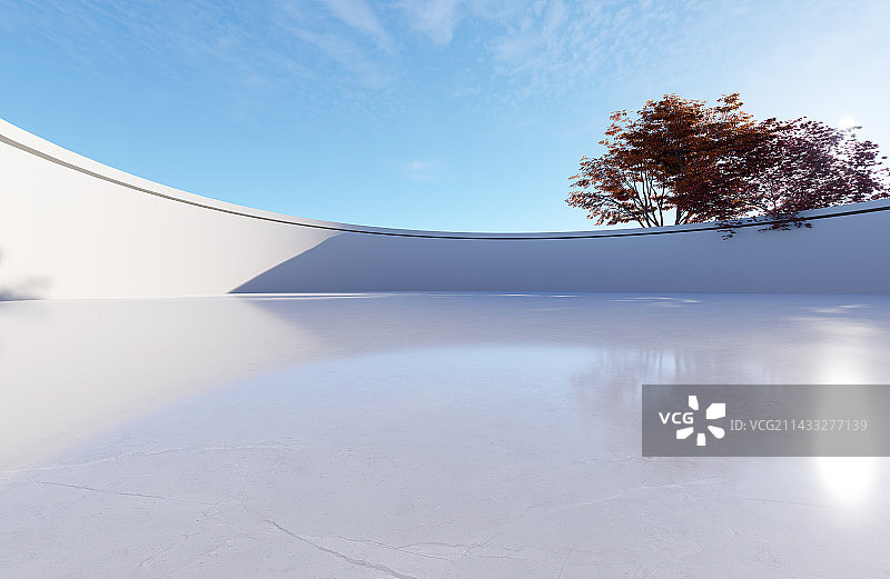 上海户外简约空间图片素材