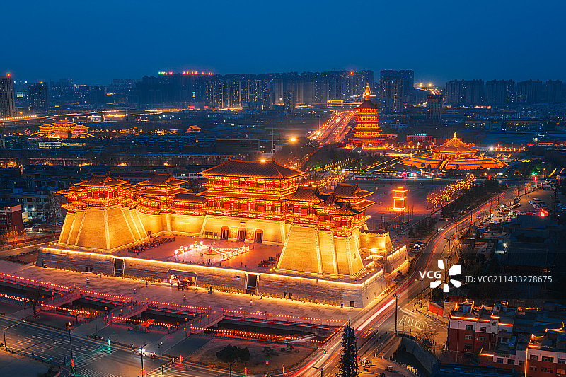 洛阳应天门天堂明堂图片素材