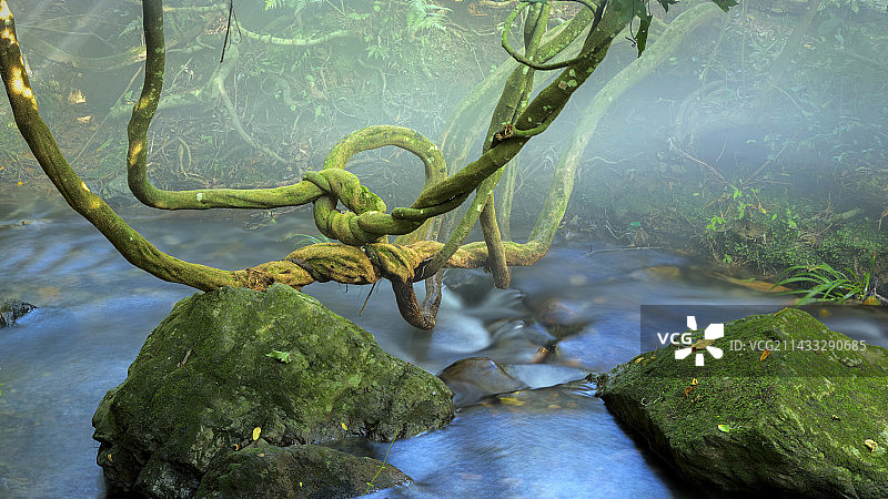 飞瀑魅影图片素材