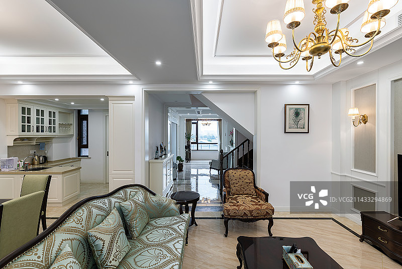 别墅装修设计实景照片图片素材