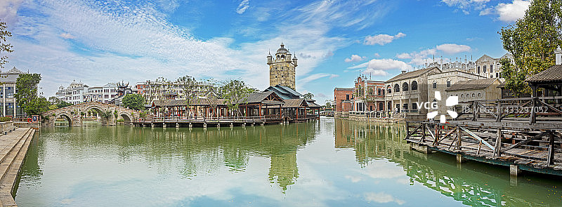 赤坎古镇全景图片素材