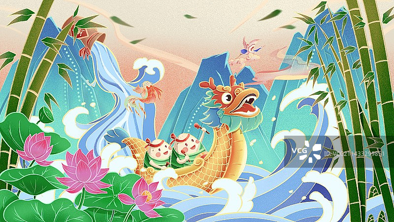 端午節主視覺海報图片素材