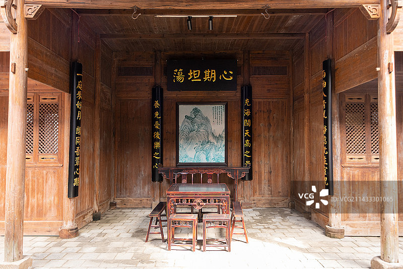 江西景德镇浮梁古县衙赞政厅图片素材