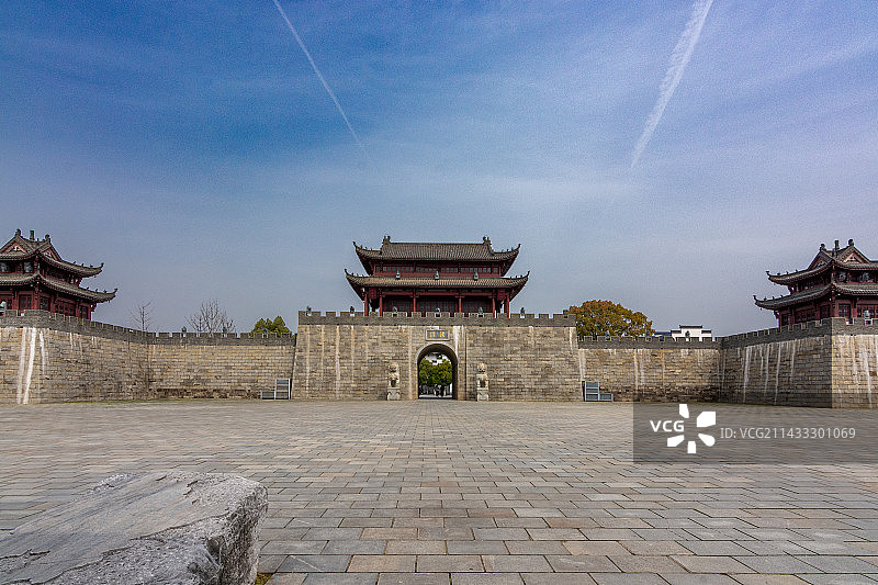 江西景德镇浮梁古县衙城门楼图片素材