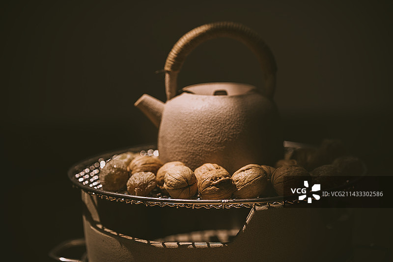 围炉煮茶图片素材