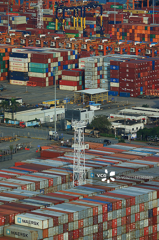 盐田国际集装箱码头图片素材