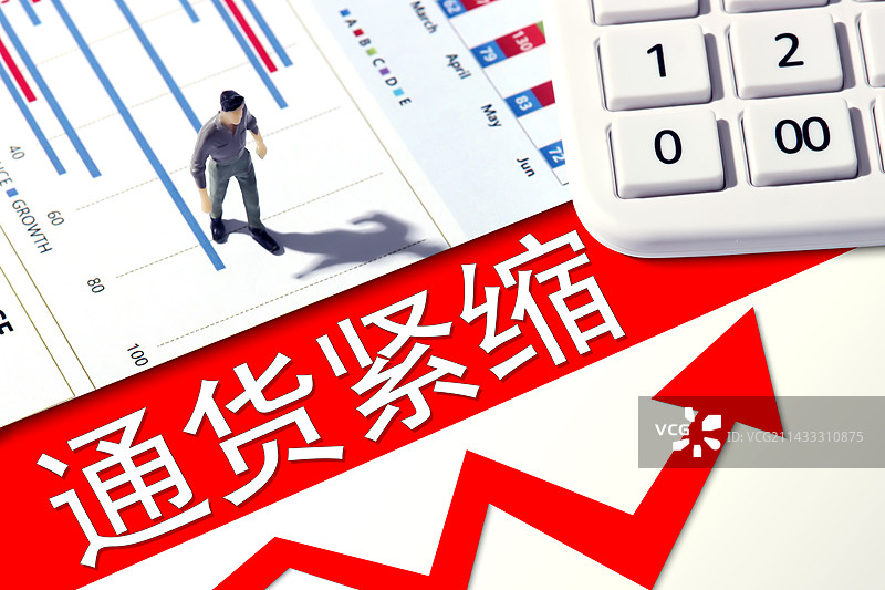 衰退,通货紧缩,通缩,投资,消费,硬币,CPI,财富,风险,购买力,宏观,计算器,金融,经济,静物,图片素材