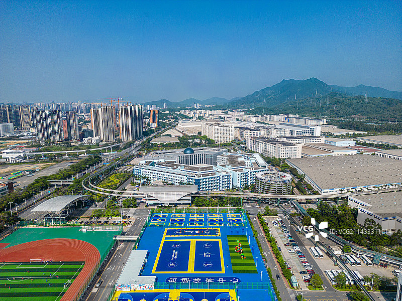 深圳市坪山区比亚迪汽车生产基地图片素材