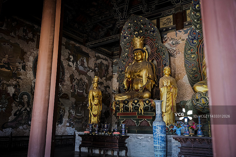山西大同华严寺图片素材