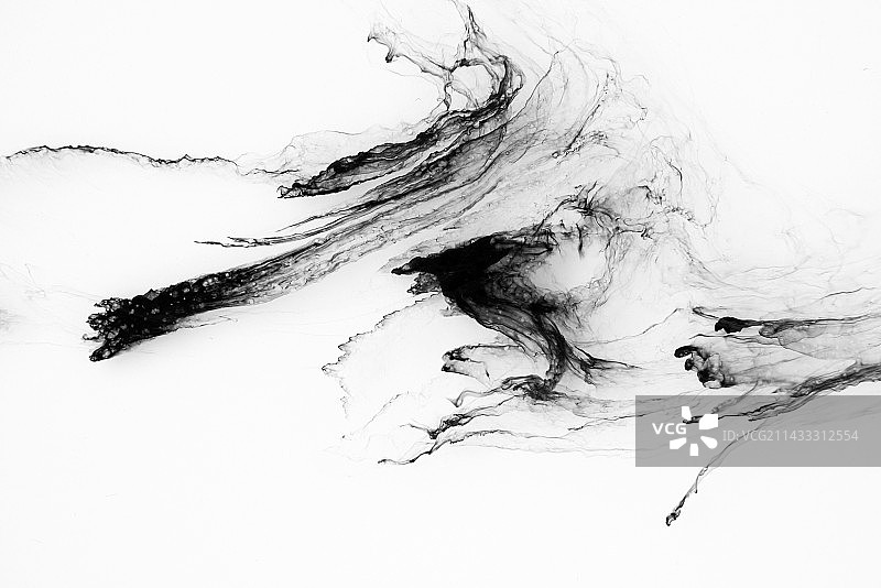 抽象水墨流动肌理图图片素材