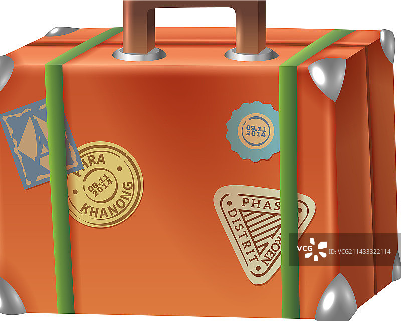 逼真行李箱图片素材