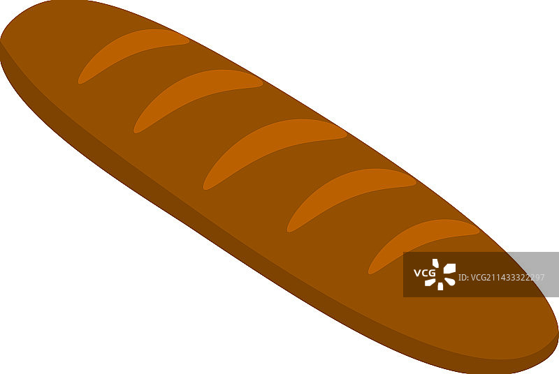 2.5D面包图片素材