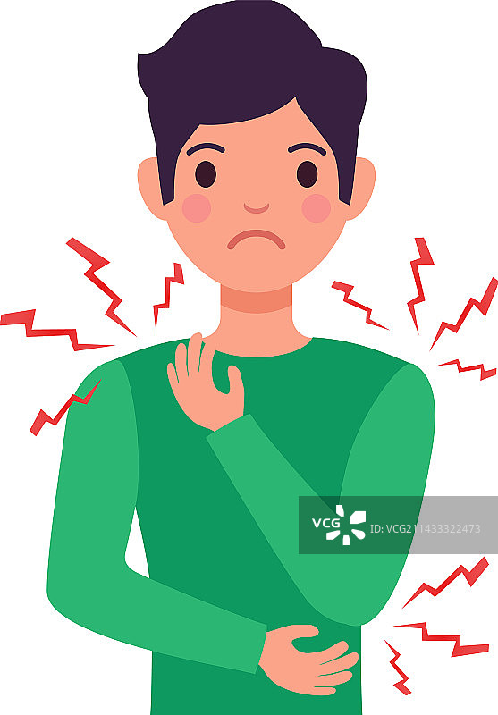 扁平风格过敏图标图片素材