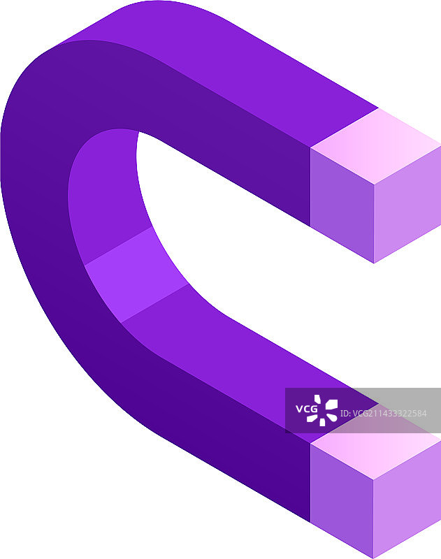 等距磁铁图标图片素材