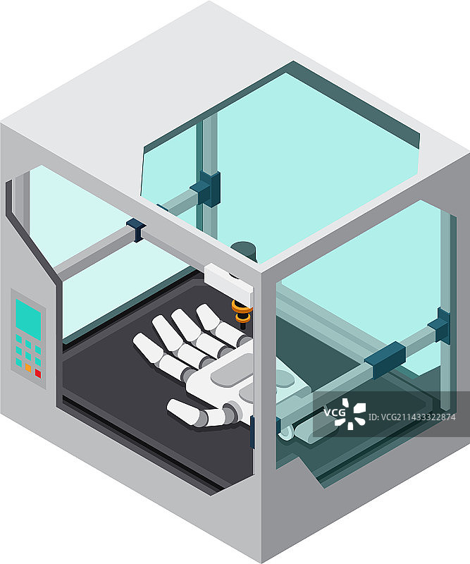 3D打印行业图标图片素材