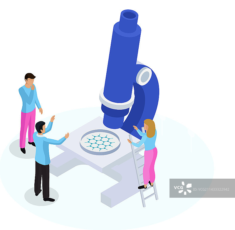 纳米技术2.5D图标图片素材