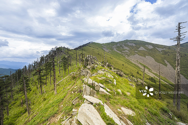 秦岭天华山山脉图片素材