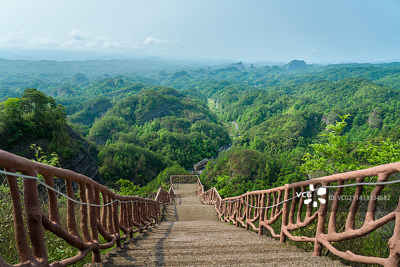 湖南通道万佛山森林丹霞自然风光图片素材
